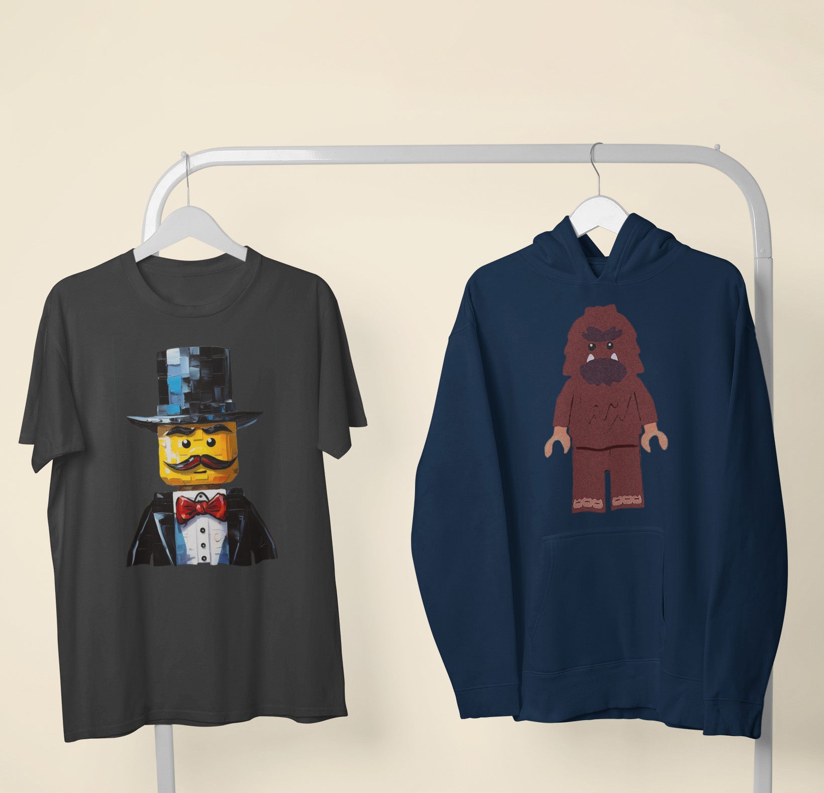 lego inspired artwork apparel t-shirts hoodie